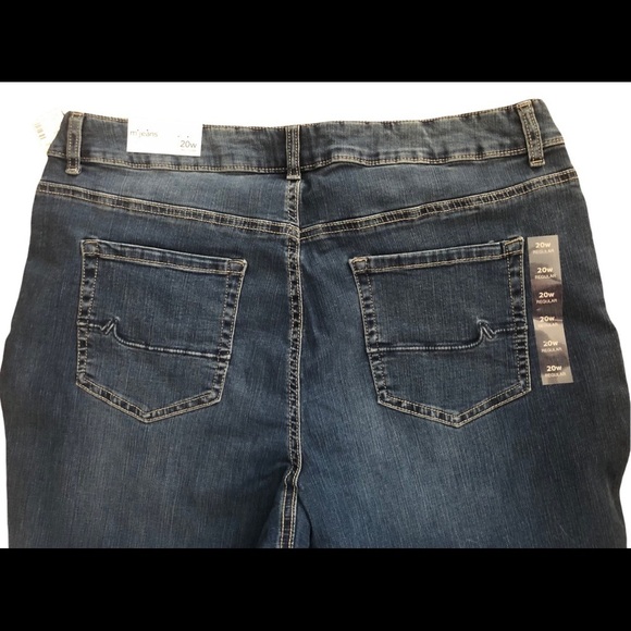 Maurices High Rise Curvy Slim Boot Jean 20W Casual Stretch 42X31 NEW! - Picture 5 of 8